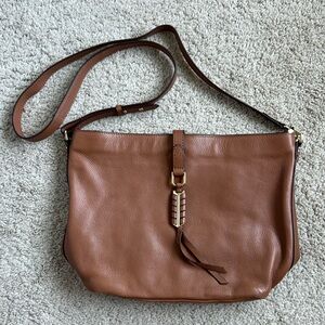 Stella & Dot Covet leather shoulder bag